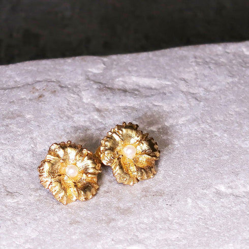 ピアス パール スタッド 花 ANTICO AER056