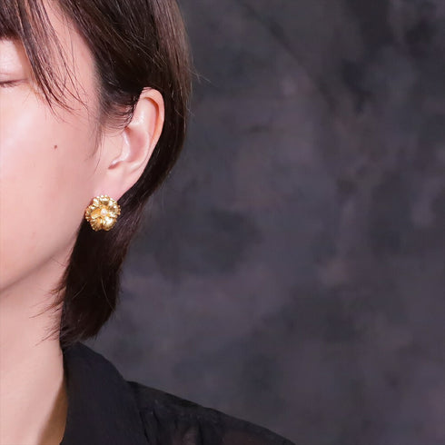 ピアス パール スタッド 花 ANTICO AER056