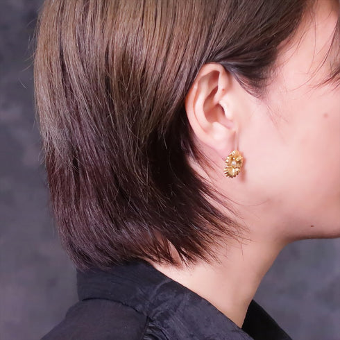 ピアス パール スタッド 花 ANTICO AER056