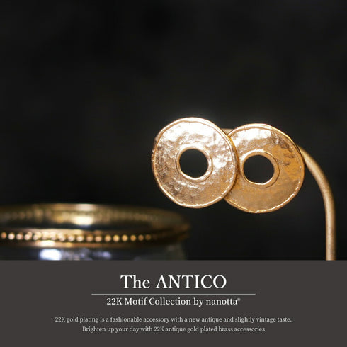 ピアス ラウンド スタッド サークル プレート ANTICO AER066