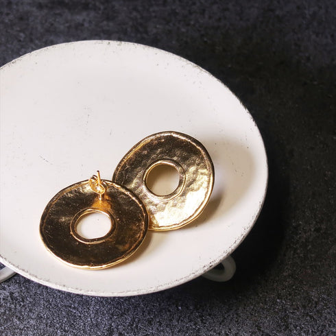 ピアス ラウンド スタッド サークル プレート ANTICO AER066