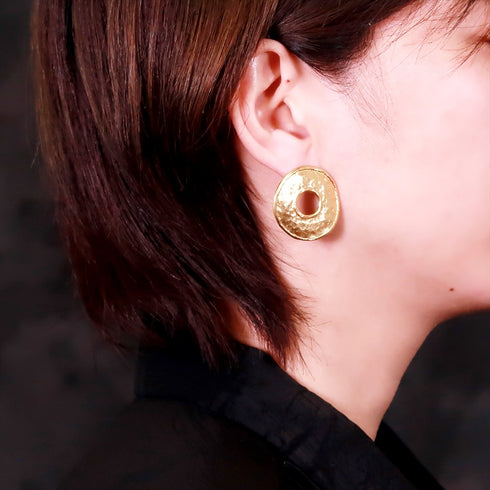 ピアス ラウンド スタッド サークル プレート ANTICO AER066
