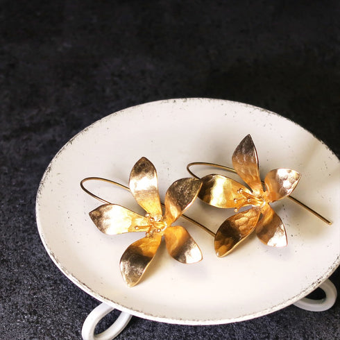 ピアス フック 花 ANTICO AER067