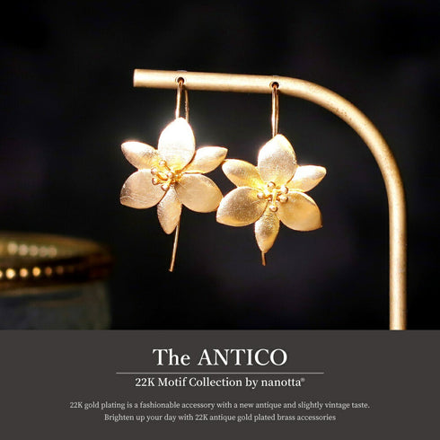 ピアス フック 花 ANTICO AER071