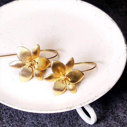 ピアス フック 花 ANTICO AER071