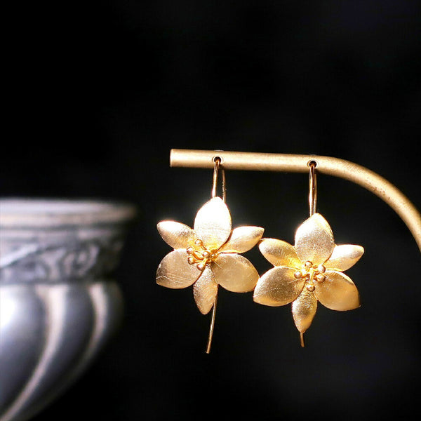 ナノッタ ピアス フラワー フック GD AER071-ER292-GD