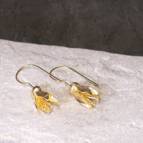 ピアス フック 花 つぼみ ANTICO AER074