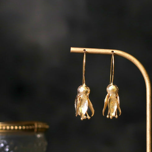 ピアス フック 花 つぼみ ANTICO AER074