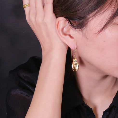 ピアス フック 花 つぼみ ANTICO AER074