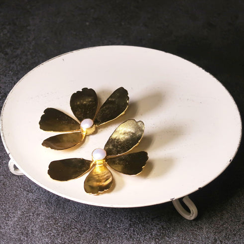 ピアス パール スタッド 花 ANTICO AER080