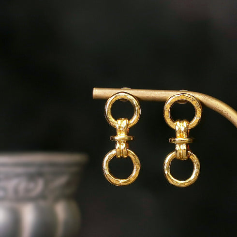 ナノッタ ピアス チェーン GD AER085-ER333-GD