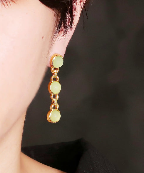 ピアス 天然石 ラウンド スタッド アンリファインド ANTICO AER093