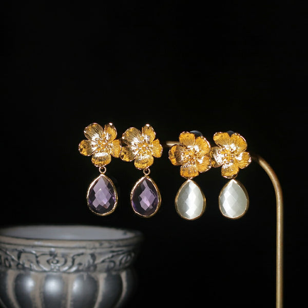 ナノッタ イヤリング アメジスト AER107-EY088-AMETHY