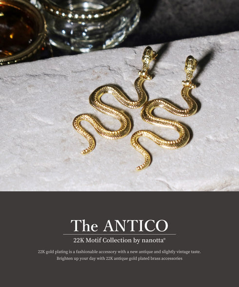 ピアス スタッド スネーク 蛇 ANTICO AER116