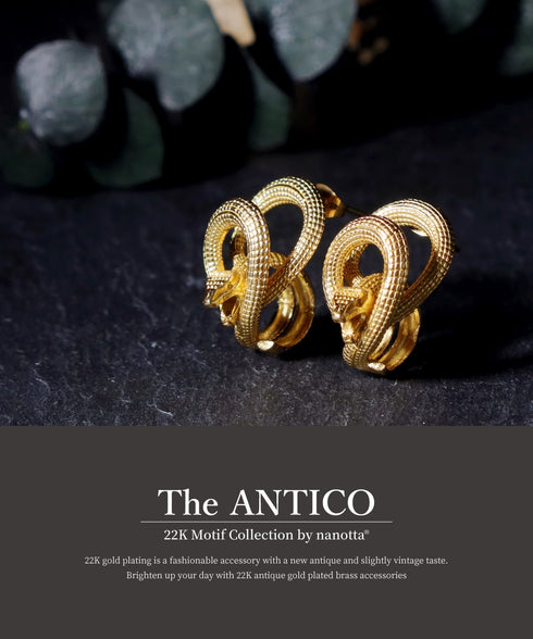 ピアス スタッド スネーク 蛇 ANTICO AER118