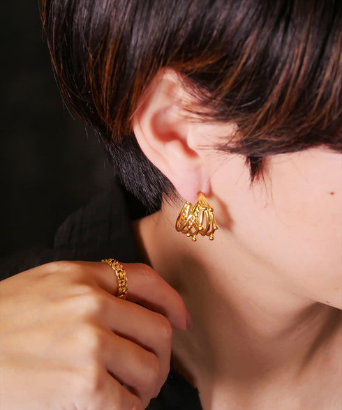 ピアス スタッド フープ ANTICO AER121