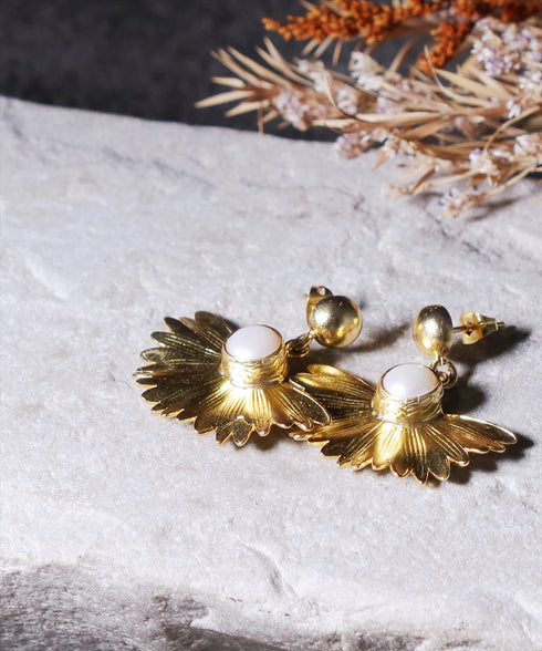 ピアス パール スタッド 花 ANTICO AER122