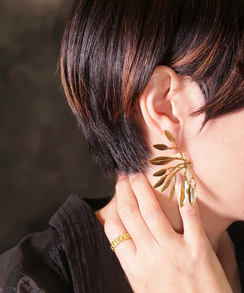 ピアス スタッド リーフ ANTICO AER123