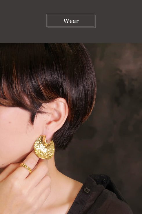 ピアス スタッド プレート オリエンタル ANTICO AER126