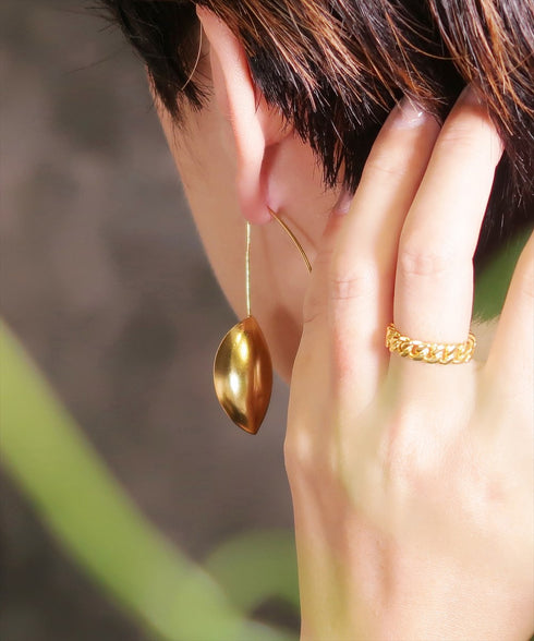 ピアス パール フック 花 つぼみ ANTICO AER129