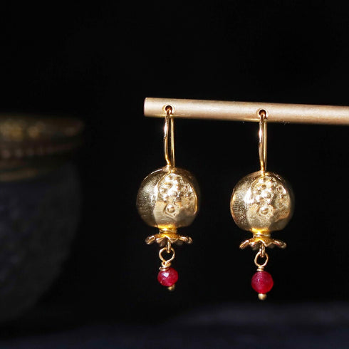 ナノッタ ピアス レッドジェイド AER130-ER370-REDJAD