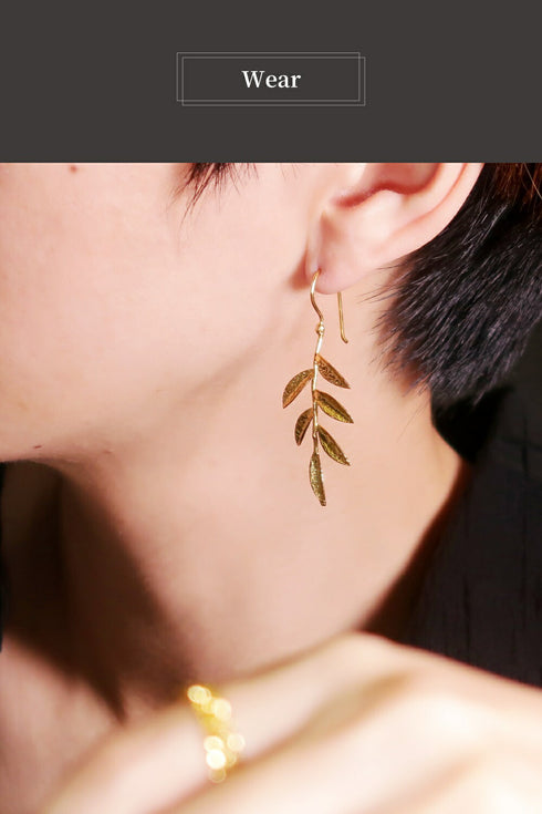 ピアス フック リーフ ANTICO AER132