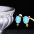 ナノッタ イヤリング ターコイズ AER135-EY371-TURQUO