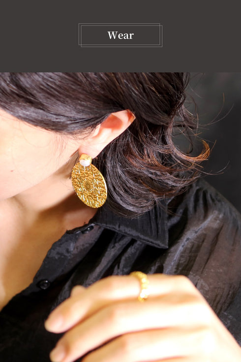 ピアス パール スタッド オリエンタル ANTICO AER147