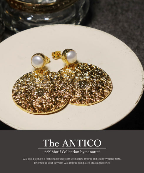 ピアス パール スタッド オリエンタル ANTICO AER147