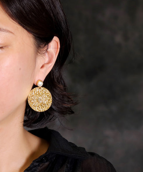 ピアス パール スタッド オリエンタル ANTICO AER147