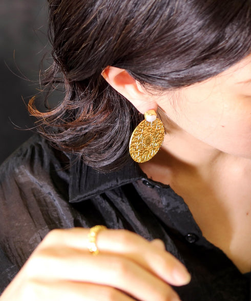 ピアス パール スタッド オリエンタル ANTICO AER147