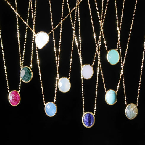 ナノッタ ネックレス アクアカルセドニー 40cm ANC001-NC039-AQUACH