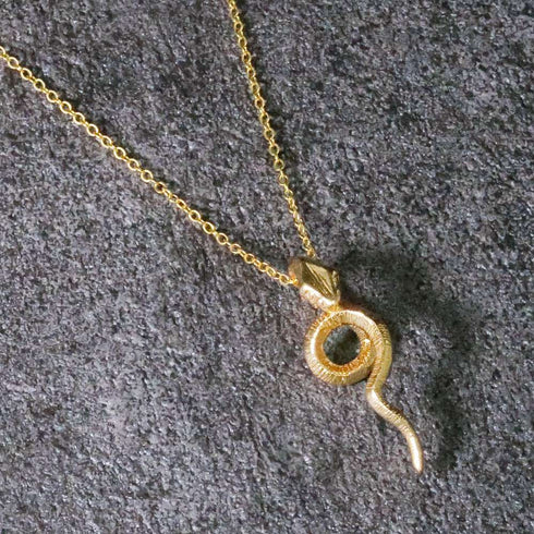ネックレス チェーン スネーク 蛇 ANTICO ANC009