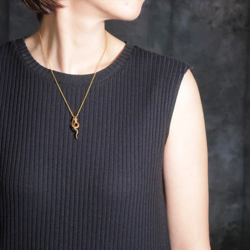 ネックレス チェーン スネーク 蛇 ANTICO ANC009