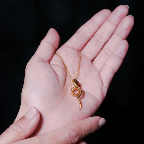 ネックレス チェーン スネーク 蛇 ANTICO ANC009