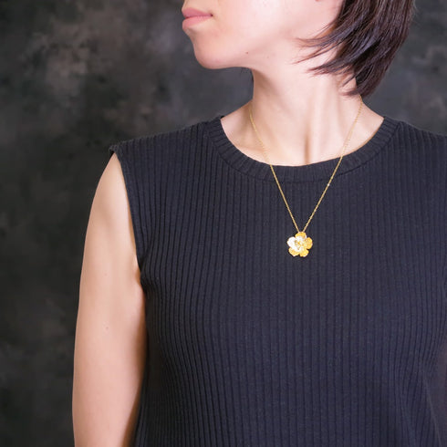 ネックレス チェーン 花 ANTICO ANC019