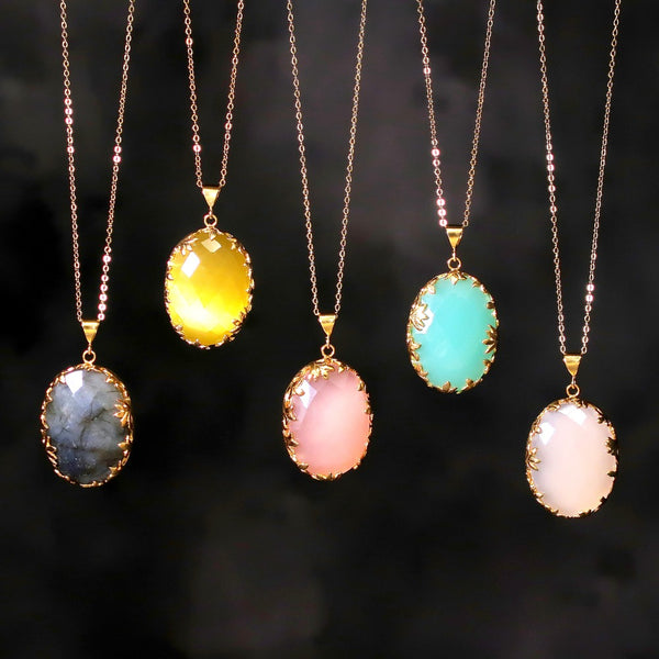 ナノッタ ネックレス アクアカルセドニー 60cm 柄無し ANC025-NC083-AQUACH