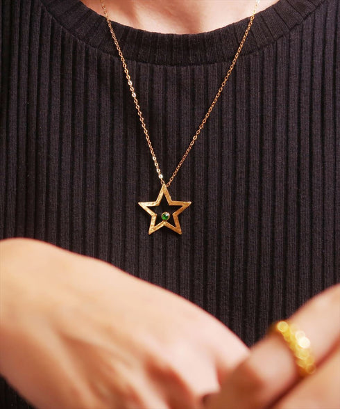 ネックレス 天然石 ラウンド チェーン ビューティフルジルコニア ANTICO ANC031