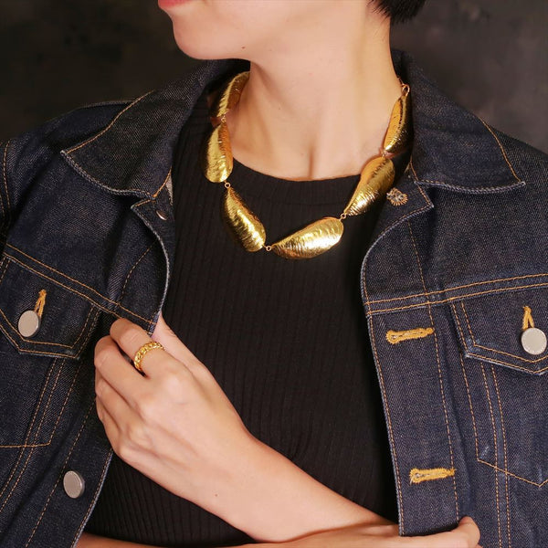 ナノッタ ネックレス ムール貝 GD ANC033-NC121-GD