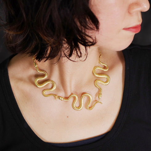 ナノッタ ネックレス スネーク GD ANC034-GD