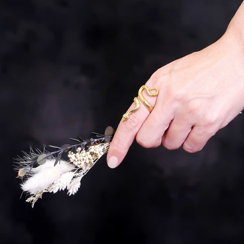 リング 指輪 スネーク 蛇 ANTICO ARN008