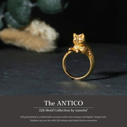 リング 指輪 猫 ANTICO ARN009