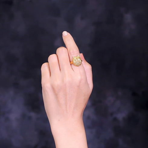 リング 指輪 ふくろう ANTICO ARN011