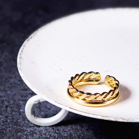 リング 指輪 ラウンド チェーン レイヤード ANTICO ARN012