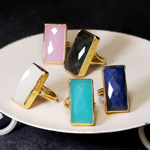 ナノッタ 指輪 アクアカルセドニー ARN013-AQUACH