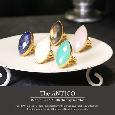 リング 指輪 天然石 マーキス アンリファインド ANTICO ARN014