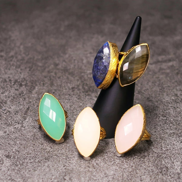 ナノッタ 指輪 アクアカルセドニー ARN014-AQUACH