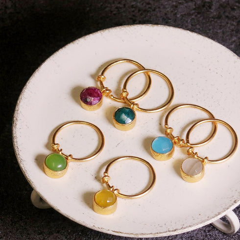 ナノッタ 指輪 ブルーカルセドニー ARN015-BLUECH