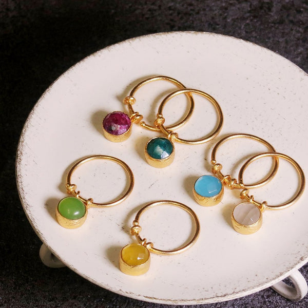 ナノッタ 指輪 ブルーカルセドニー ARN015-BLUECH