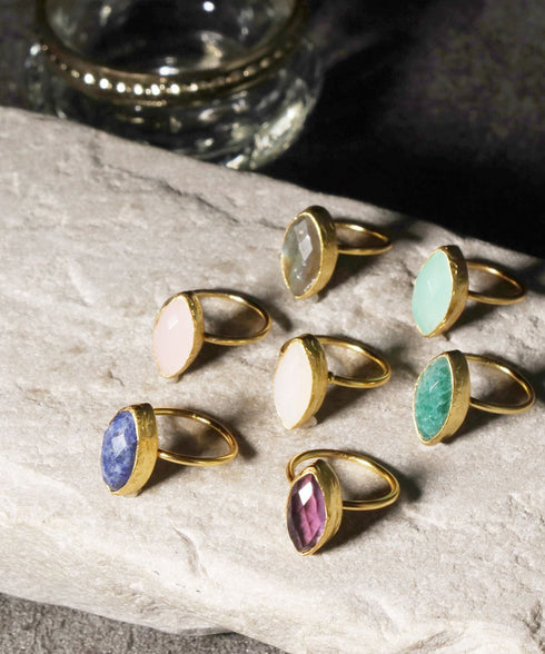 リング 指輪 天然石 マーキス アンリファインド ANTICO ARN017